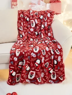 Best Świąteczny koc narzutka 160x200 Koce