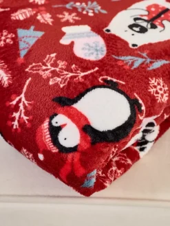 Online Świąteczny koc narzutka 200x220 Koce