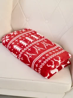 Hot Świąteczny koc narzutka 200x220 Koce