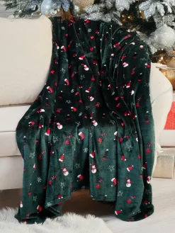 Outlet Świąteczny koc narzutka 200x220 Koce