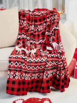 New Świąteczny koc narzutka 200x220 Koce