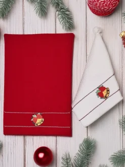 Sale Świąteczny komplet ręczników Happy New Year Akcesoria|Ręczniki