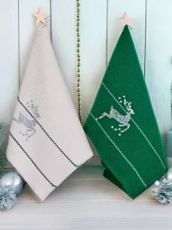 Hot Świąteczny komplet ręczników Happy New Year Akcesoria|Ręczniki