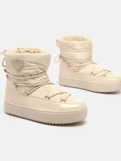 Online Wsuwane botki a'la śniegowce damskie w kolorze m Vevnose Śniegowce|Botki Z Delikatnym Ociepleniem