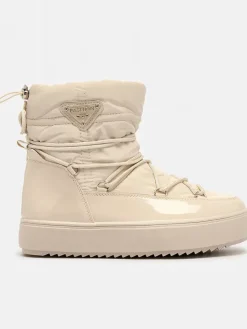 Online Wsuwane botki a'la śniegowce damskie w kolorze m Vevnose Śniegowce|Botki Z Delikatnym Ociepleniem