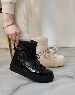 Online Wsuwane botki a'la śniegowce damskie w kolorze m Nevsone Śniegowce|Botki Bez Ocieplenia