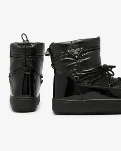 Online Wsuwane botki a'la śniegowce damskie w kolorze m Nevsone Śniegowce|Botki Bez Ocieplenia