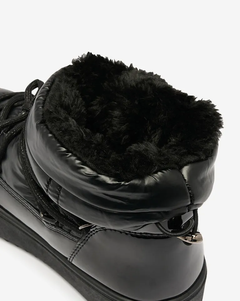 Online Wsuwane botki a'la śniegowce damskie w kolorze m Nevsone Śniegowce|Botki Bez Ocieplenia