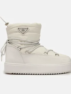 Online Wsuwane botki a'la śniegowce damskie w kolorze m Vevnose Śniegowce|Botki Z Delikatnym Ociepleniem