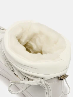 Online Wsuwane botki a'la śniegowce damskie w kolorze m Vevnose Śniegowce|Botki Z Delikatnym Ociepleniem