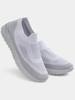 Outlet Wsuwane damskie materiałowe buty sportowe Terrifa Damskie Bieganie, Ćwiczenia I Trening