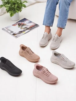 New Wsuwane damskie materiałowe buty sportowe Arrate Damskie Ugc|Bieganie, Ćwiczenia I Trening