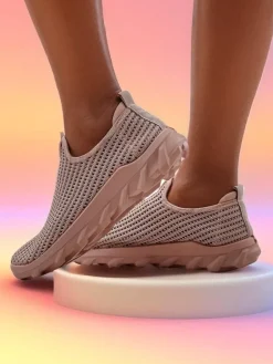 Hot Wsuwane damskie materiałowe buty sportowe Erra Damskie Bieganie, Ćwiczenia I Trening