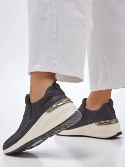 Sale Wsuwane damskie buty sportowe z cyrkoniami Elera Damskie Sneakersy