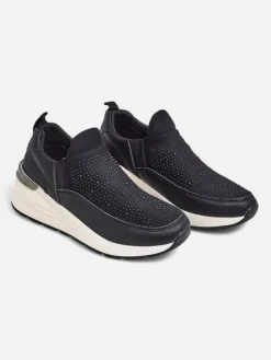 Sale Wsuwane damskie buty sportowe z cyrkoniami Elera Damskie Sneakersy