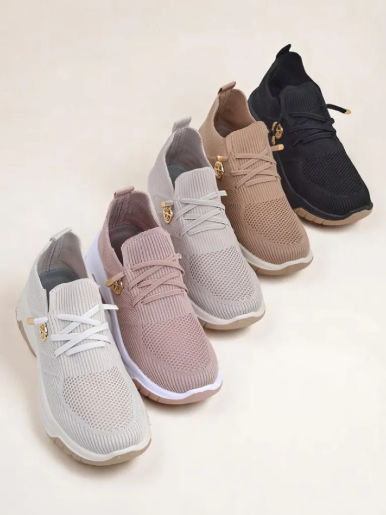 Best Wsuwane damskie materiałowe buty sportowe Teletta Damskie Ugc|Sportowe