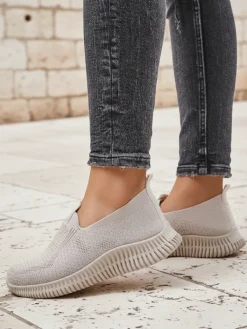 Best Wsuwane damskie materiałowe buty sportowe Serra Damskie Sportowe|Bieganie, Ćwiczenia I Trening