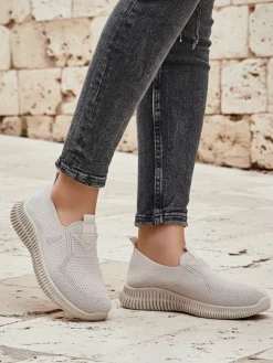 Best Wsuwane damskie materiałowe buty sportowe Serra Damskie Sportowe|Bieganie, Ćwiczenia I Trening