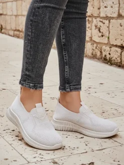 Best Wsuwane damskie materiałowe buty sportowe Serra Damskie Sportowe|Bieganie, Ćwiczenia I Trening