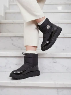 Best Wsuwane śniegowce damskie w m kolorze Ireda Śniegowce|Botki Z Delikatnym Ociepleniem