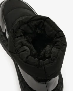 Best Wsuwane śniegowce damskie w m kolorze Ireda Śniegowce|Botki Z Delikatnym Ociepleniem