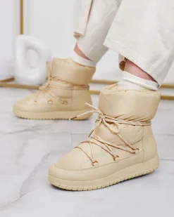 New Wsuwane śniegowce damskie w m kolorze Iredas Śniegowce|Botki Z Delikatnym Ociepleniem