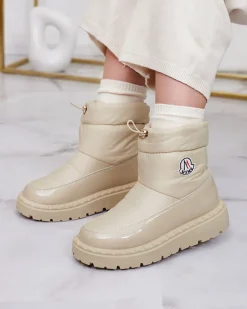 Online Wsuwane śniegowce damskie w m kolorze Ireda Śniegowce|Botki Z Delikatnym Ociepleniem