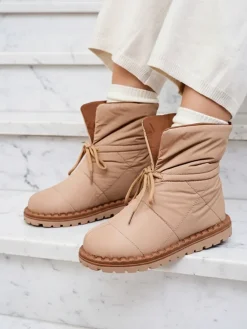 Wsuwane śniegowce damskie w kolorze m Nevonsis Śniegowce|Botki Z Delikatnym Ociepleniem