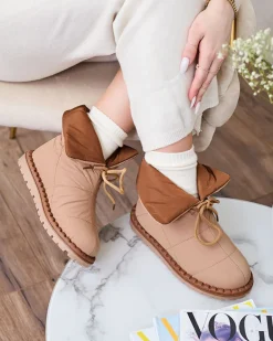 Wsuwane śniegowce damskie w kolorze m Nevonsis Śniegowce|Botki Z Delikatnym Ociepleniem