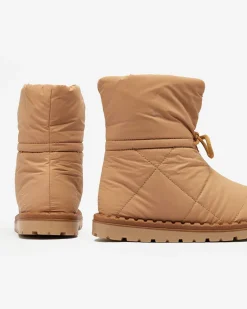 Wsuwane śniegowce damskie w kolorze m Nevonsis Śniegowce|Botki Z Delikatnym Ociepleniem