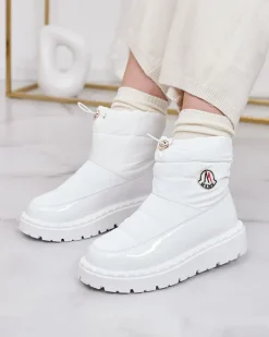 Discount Wsuwane śniegowce damskie w m kolorze Ireda Śniegowce|Botki Z Delikatnym Ociepleniem