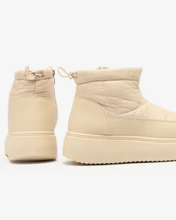 Outlet Wsuwane śniegowce damskie w m kolorze Armeda Śniegowce|Botki Z Grubym Ociepleniem