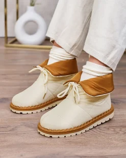 Discount Wsuwane śniegowce damskie w kolorze m Nevonsis Śniegowce|Botki Z Delikatnym Ociepleniem