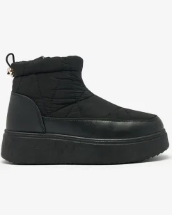 Best Wsuwane śniegowce damskie w m kolorze Armeda Śniegowce|Botki Z Grubym Ociepleniem