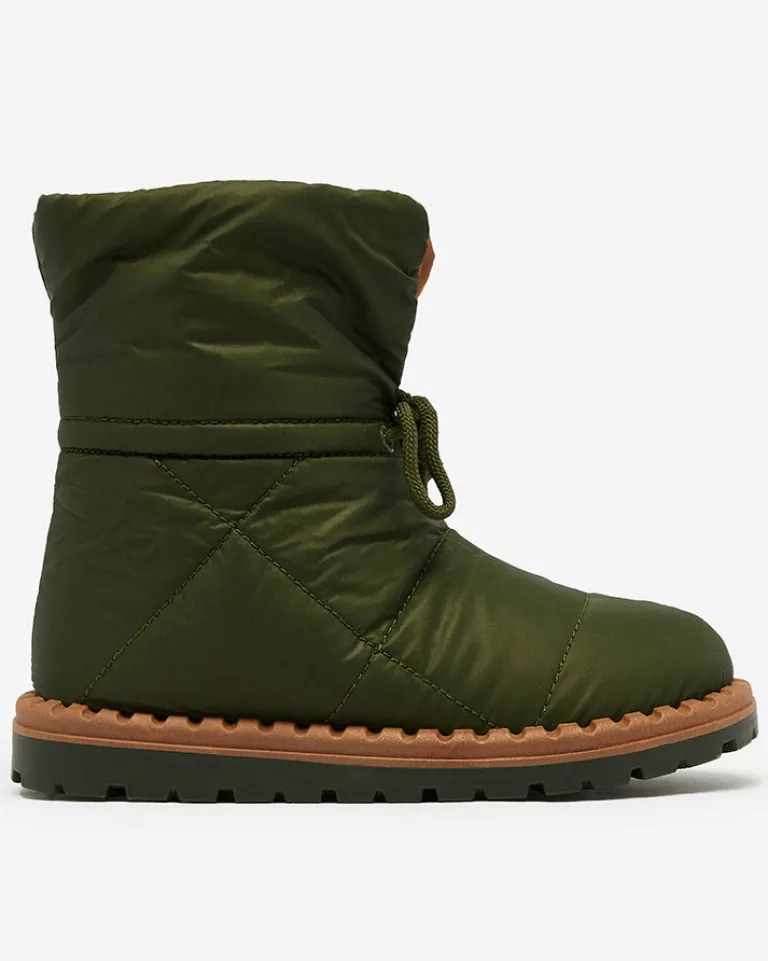 Outlet Wsuwane śniegowce damskie w kolorze m Nevonsis Śniegowce|Botki Z Delikatnym Ociepleniem