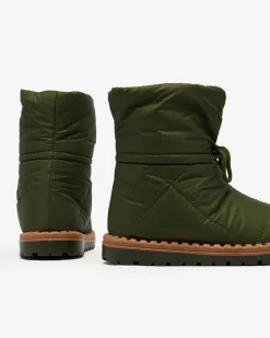 Outlet Wsuwane śniegowce damskie w kolorze m Nevonsis Śniegowce|Botki Z Delikatnym Ociepleniem