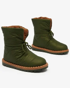 Outlet Wsuwane śniegowce damskie w kolorze m Nevonsis Śniegowce|Botki Z Delikatnym Ociepleniem