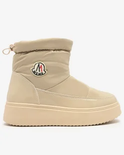 New Wsuwane śniegowce damskie w jasnom kolorze Ademra Śniegowce|Botki Z Grubym Ociepleniem