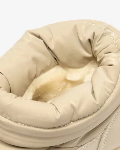 New Wsuwane śniegowce damskie w jasnom kolorze Ademra Śniegowce|Botki Z Grubym Ociepleniem