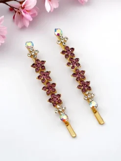 Discount Wsuwki do włosów z cyrkoniami kwiatuszkami Sparkle Blossom Damskie Akcesoria Do Włosów