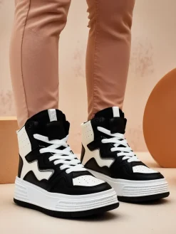 New Wysokie damskie buty sportowe Quiedy Damskie Sneakersy