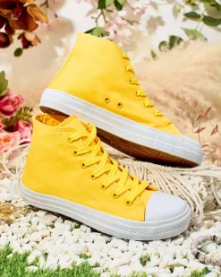 Discount Wysokie trampki damskie Hirria Trampki