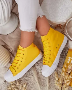 Discount Wysokie trampki damskie Hirria Trampki