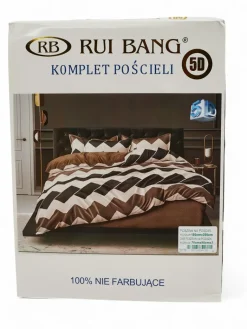 Hot Wzorzysta pościel 180x200 komplet 3 CZĘŚCI 180 X 200 Cm