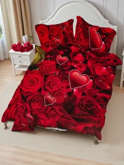 New Wzorzysta pościel 180x200 komplet 3 CZĘŚCI 180 X 200 Cm