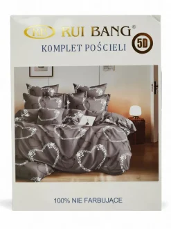 Clearance Wzorzysta pościel 180x200 komplet 3 CZĘŚCI 180 X 200 Cm