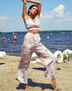 Sale Wzorzysty damski komplet w kolorze m Damskie Komplety Damskie