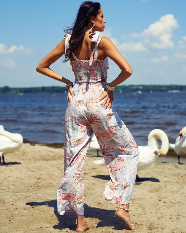 Sale Wzorzysty damski komplet w kolorze m Damskie Komplety Damskie