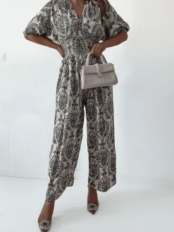 Clearance Wzorzysty kombinezon damski Kombinezony