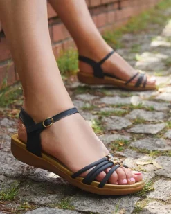 Zdobione damskie sandały Sun Crusher Sandały Płaskie